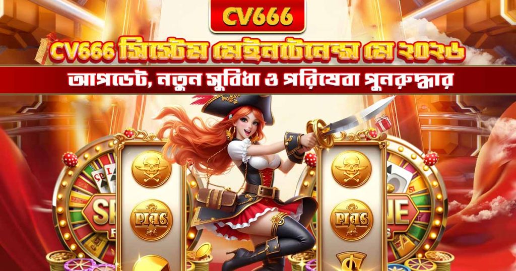 CV666 সিস্টেম মেইনটেনেন্স — ২২ মে ২০২৬ আপডেট 1 CV666 সিস্টেম মেইনটেনেন্স মে ২০২৬ — আপডেট, নতুন সুবিধা ও পরিষেবা পুনরুদ্ধার