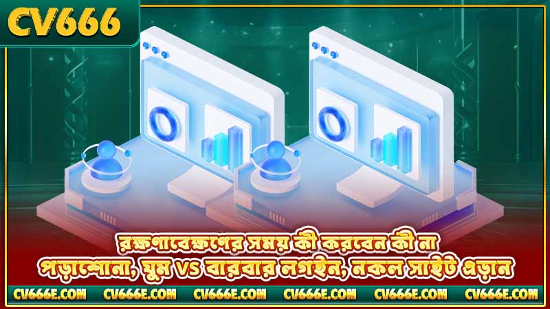 CV666 সিস্টেম মেইনটেনেন্স — ২২ মে ২০২৬ আপডেট 6 রক্ষণাবেক্ষণের সময় কী করবেন কী না — পড়াশোনা, ঘুম vs বারবার লগইন, নকল সাইট এড়ান